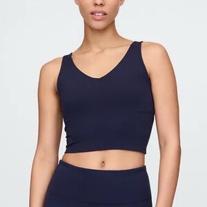 GAP navy sports bra cami.